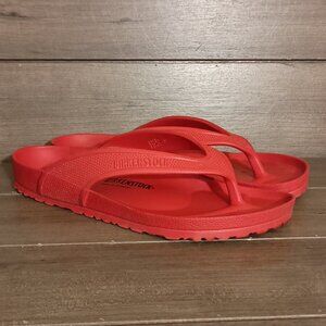 Birkenstock Honolulu Red Slides Size EU41 US Mens 8-8.5 Women 10-10.5